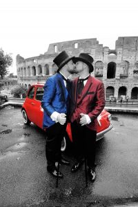 Sposi Colosseo le location più belle per unioni civili Fotografo matrimonio gay Roma Foto Fotoflashteam
